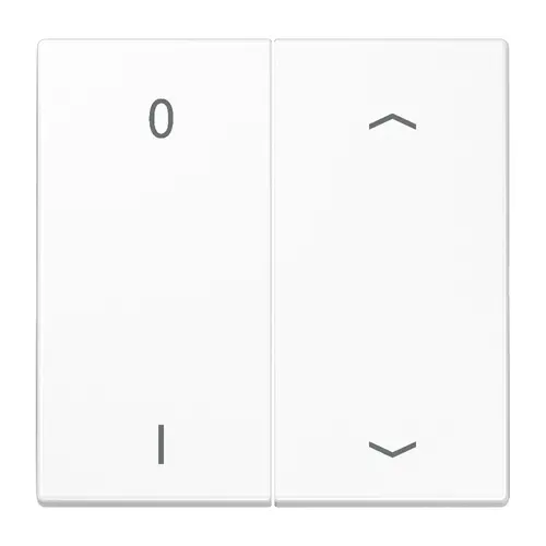 JUNG ENO LS 995 P01 WW EnOcean draadloze wandzender 4-kanaals met 0-1 en pijlsymbolen LS990 alpine wit
