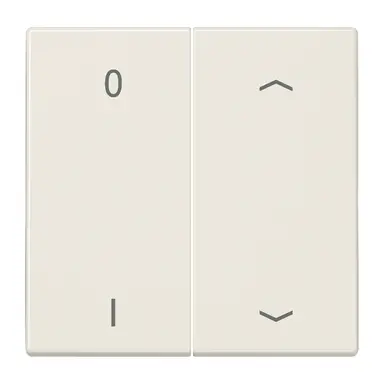 JUNG ENO LS 995 P01 EnOcean draadloze wandzender 4-kanaals met 0-1 en pijlsymbolen LS990 creme