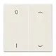 JUNG ENO LS 995 P01 EnOcean draadloze wandzender 4-kanaals met 0-1 en pijlsymbolen LS990 creme