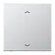 JUNG ENO AL 2990 P-L EnOcean draadloze wandzender 2-kanaals met pijlsymbolen LS990 aluminium