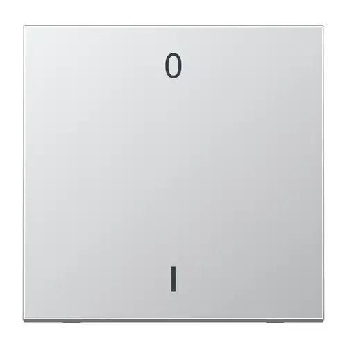 JUNG ENO AL 2990-01-L EnOcean draadloze wandzender 2-kanaals met symbolen 0-1 LS990 aluminium