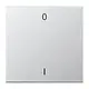 JUNG ENO AL 2990-01-L EnOcean draadloze wandzender 2-kanaals met symbolen 0-1 LS990 aluminium
