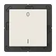 JUNG ENO A 590-01 EnOcean draadloze wandzender 2-kanaals met symbolen 0-1 A-range creme