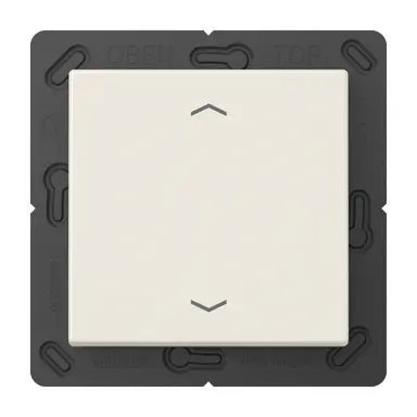 JUNG ENO A 590 P EnOcean draadloze wandzender 2-kanaals met pijlsymbolen A-range creme