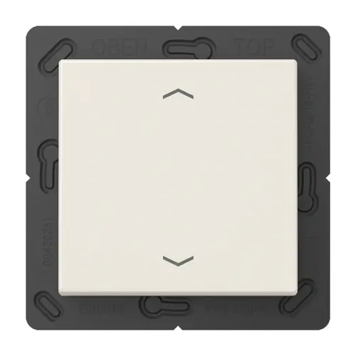 JUNG ENO A 590 P EnOcean draadloze wandzender 2-kanaals met pijlsymbolen A-range creme