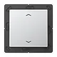 JUNG ENO A 590 P AL EnOcean draadloze wandzender 2-kanaals met pijlsymbolen A-range aluminium