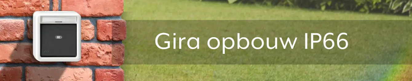 Gira opbouw IP66 schakelmataeriaal