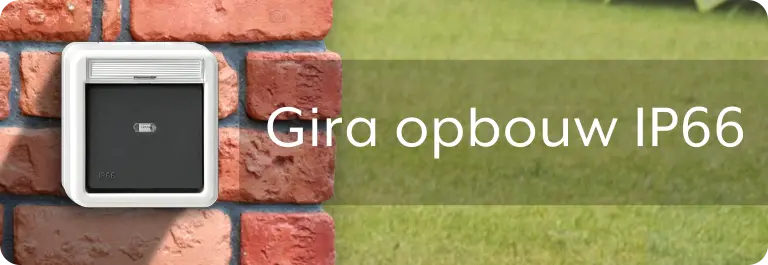 Gira opbouw IP66 schakelmataeriaal