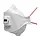 3M 9332+BULK Aura stofmasker met filter en uitademventiel FFP3