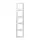 JUNG AS 585 WW afdekraam 5-voudig AS500 alpine wit