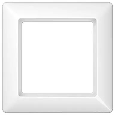 JUNG AS 581 WW afdekraam 1-voudig AS500 alpine wit