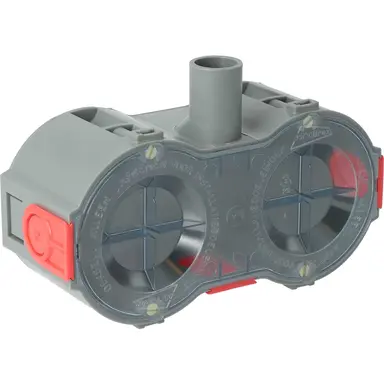 Attema AT1144 inbouwdoos dubbel 16 mm invoer 50 mm diep UD50