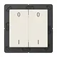JUNG ENO A 595-01 EnOcean radiografische wandzender 4-kanaals met symbolen 0-1 A-range creme
