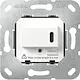 Gira 236200 USB-lader type C met snellaadfunctie Power Delivery 65 W wit