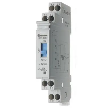 Finder 19.21.0.024.0000 hulprelais 10a 1w 24vac 24vd