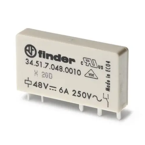 Finder 34.51.7.024.0010 hulprelais 6a 1w 24vdc