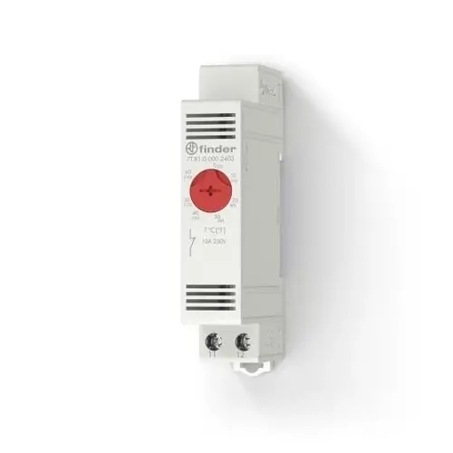 Finder 7T.81.0.000.2401 thermostaat voor kast/lessenaa