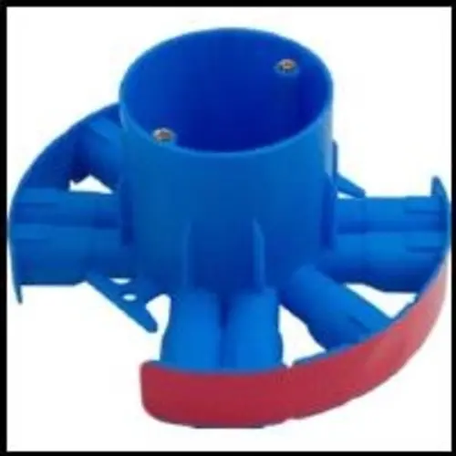 ABB Haf C80r-16/19 centraalddoos voor gietbouw met 10x 16/19 invoeren 80mm diep zonder buisvergrendeling