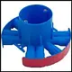 ABB Haf C80r-16/19 centraalddoos voor gietbouw met 10x 16/19 invoeren 80mm diep zonder buisvergrendeling