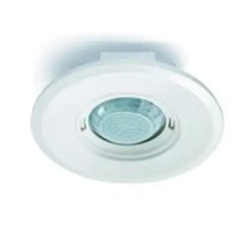 Esylux MD-FLAT 360I/8 RW plafondbewegingsmelder inbouw 360° plat ontwerp bereik ca. Ø 8m rond wit
