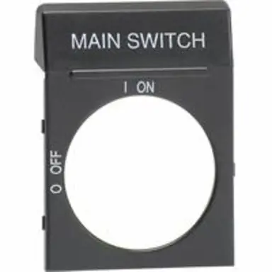 ABB OPB 2EN1 tekstplaat t.b.v camline