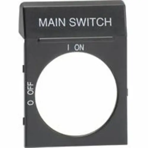 ABB OPB 2EN1 tekstplaat t.b.v camline