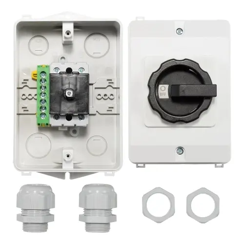 ASN PV/25/2PM-D1/2XM25/7 werkschak pv/ac 25a 2p 7xpe