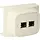Attema 9206 data asp 2v cat5e ed40 creme