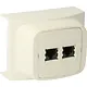 Attema AT9206 data asp 2v cat5e ed40 creme