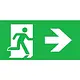 Ecolight PM-R pictogram uitv. inlegvel recht