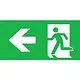 Ecolight PM-L pictogram uitv. inlegvel links