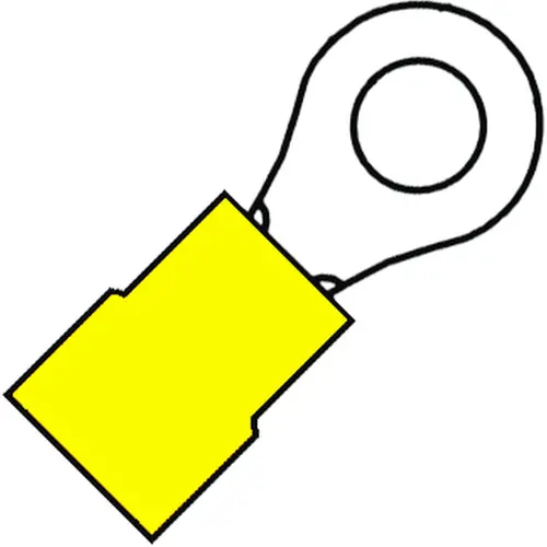 Klemko A 4665 R-100-ny kabelsch ring m6ge 6mm ny 100st