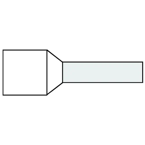 Klemko G 488-N adereindhuls 0.5mm2 wt l=8 500st