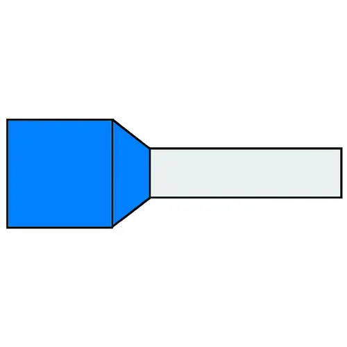 Klemko G 489-N 720030 adereindhuls 0.75mm2 bl l=8 500st