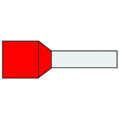 Klemko G 490-N 720040 adereindhuls 1mm2 rd l=8 500st