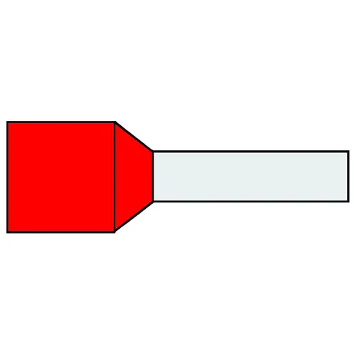 Klemko G 490-N 720040 adereindhuls 1mm2 rd l=8 500st