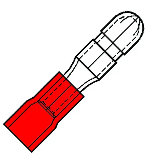 Klemko SP 1504 HA-100 100080 kabelschoen stift 4 ro 1.5mm 100st