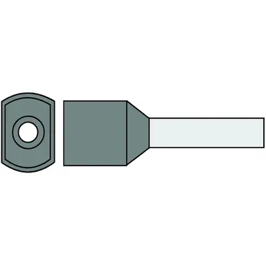 Klemko G 492TW-N 720535 adereindhuls 2.5mm2 gs twin l=10 250st