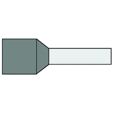 Klemko G 489 DK-N 727030 adereindhuls 0.75mm2 gs l=8 500st