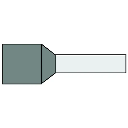 Klemko G 489 DK-N 727030 adereindhuls 0.75mm2 gs l=8 500st