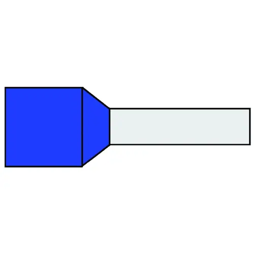 Klemko G 492 DKA-N 727060 adereindhuls 2.5mm2 bl l=8 500st