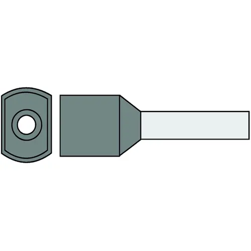 Klemko G 493TW DKA-N 727545 adereindhuls 4mm2 gs twin l=12 100st