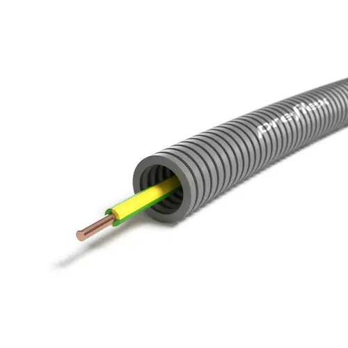 Preflex 1234000813 flexibele buis 16 mm voorbedraad 1 x 6 mm² gg rol van 100 meter