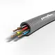 Preflex 1234000835 flexibele buis 20 mm voorbedraad 3 x 2.5 mm² br/bl/gg + 3 x 1.5 mm² zw-ro/zw-wt/ro rol van 100 meter