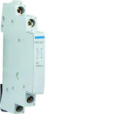 Hager EPN051 Hulpcontactblok 1m 1v Zijmont