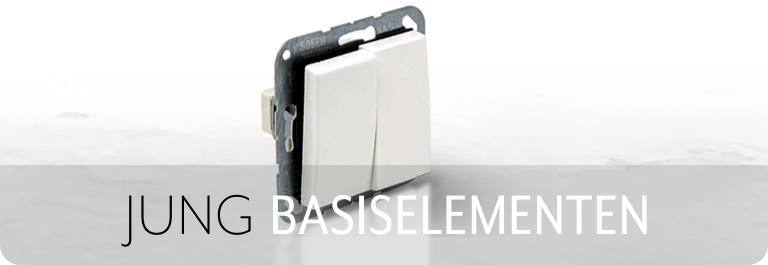 JUNG basiselementen voor inbouw schakelmateriaal