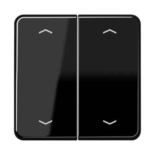 JUNG CD 595 MP SW schakelwip 2-voudig met pijlsymbolen CD500 zwart glans
