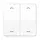 JUNG CD 595 MP WW schakelwip 2-voudig met pijlsymbolen CD500 alpine wit