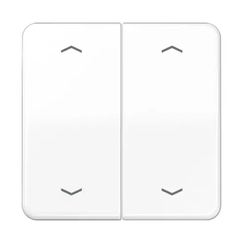JUNG CD 595 MP WW schakelwip 2-voudig met pijlsymbolen CD500 alpine wit