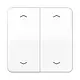 JUNG CD 595 MP WW schakelwip 2-voudig met pijlsymbolen CD500 alpine wit